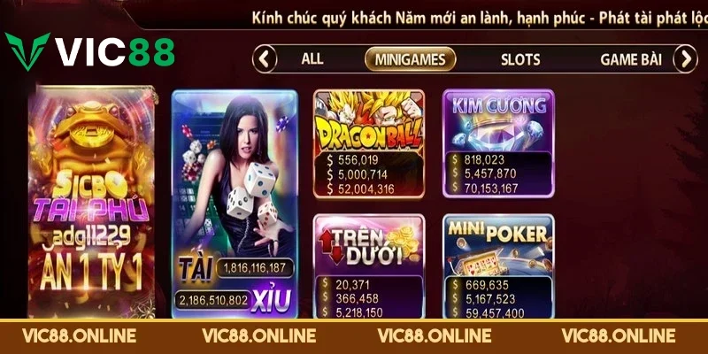 Vic88 - Nhà cái đến từ Thuỵ Sĩ - Tham gia cá cược thưởng 88k 21 Sảnh mini game thường xuyên được cập nhật theo xu hướng